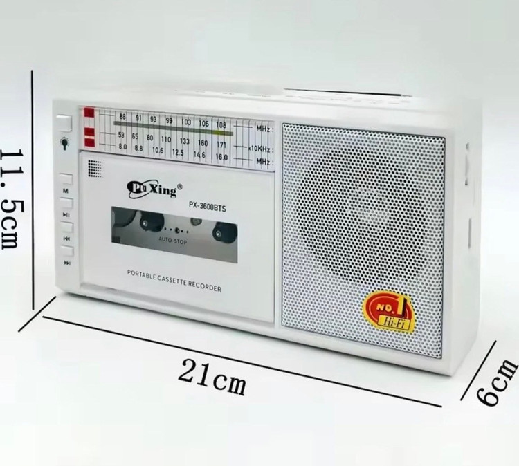 رادیو کاست خور پوکسینگ مدل RX-3500BT بلوتوثی