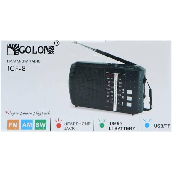 رادیو گولون مدل ICF-8 قابل حمل