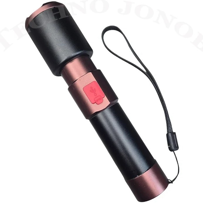 چراغ قوه اسمال سان مدل ZY-T317 زوم دار با باتری 4800 میلی آمپر