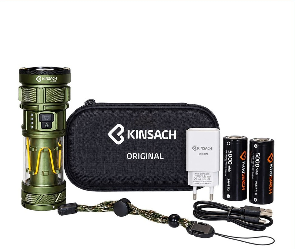 چراغ قوه فانوسی کینساچ مدل KS-A19 با لامپ LED