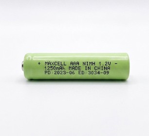 باتری لیتیوم یون maxcell AAA_1250mah_1.2V