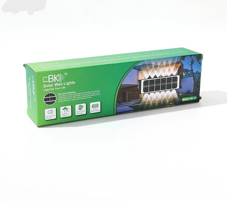 چراغ دیواری خورشیدی 12 LED مدل BK-12
