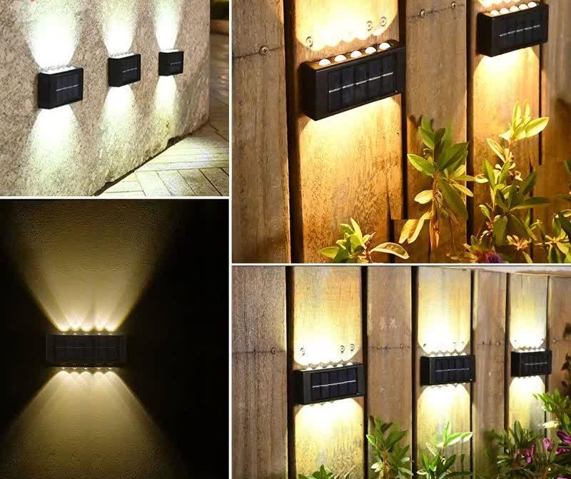 چراغ دیواری خورشیدی 12 LED مدل BK-12