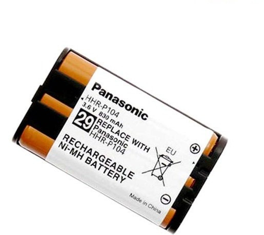 باتری تلفن بی سیم پاناسونیک مدل P104 ظرفیت 830 میلیآمپر