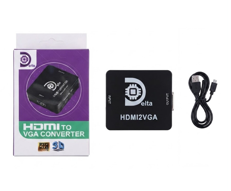 مبدل HDMI به VGA دلتا مدل 4K