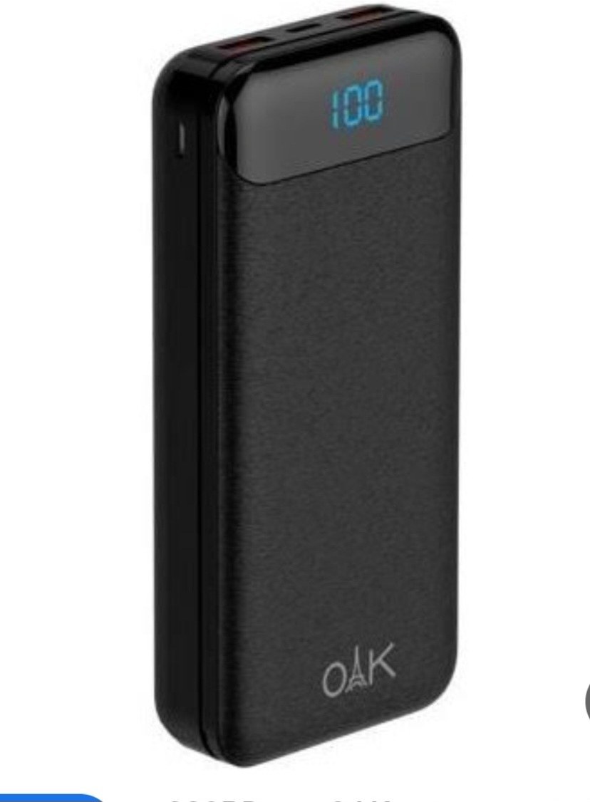 پاوربانک OAK PO220 PD ظرفیت 20000 میلیآمپر | فست شارژ 22.5 وات