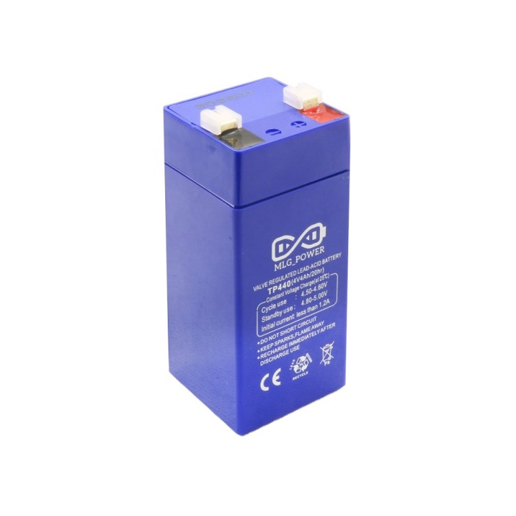 باتری لید اسید 4 ولت 4 آمپر مارک MLG POWER مدل TP440