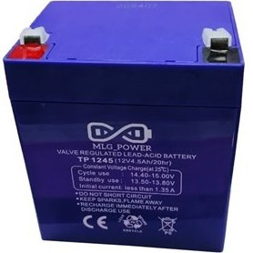 باتری لید اسید 12 ولت 4.5 آمپر مارک MLG POWER مدل TP1245