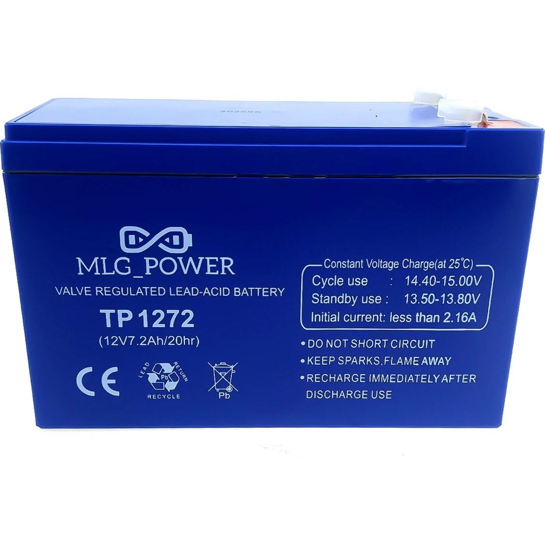 باتری خشک 12 ولت 7.2 آمپر ساعت MLG POWER