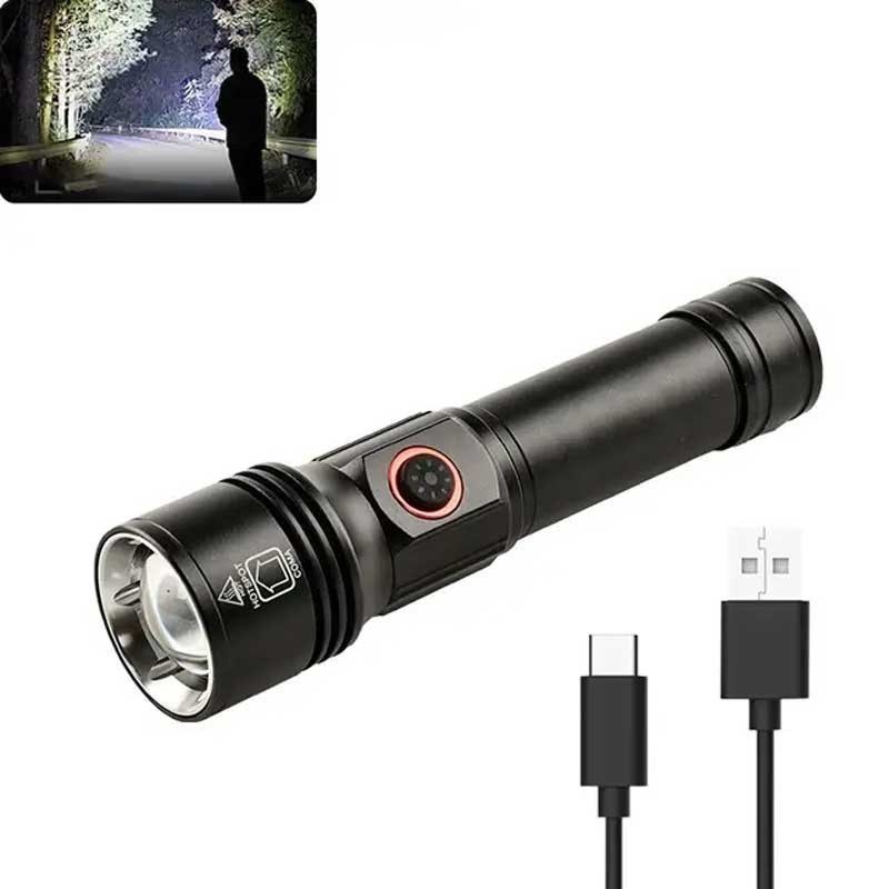 چراغ قوه کینساچ مدل KS2308 زوم دار با نور مهتابی