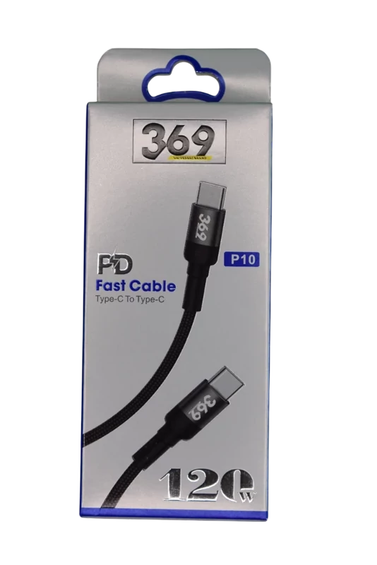 کابل شارژ 20سانتی دوسر Type C کنفی PD120W 369