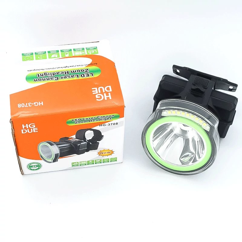 چراغ قوه شارژی پیشانی هدلایت HG DUE HG-3708