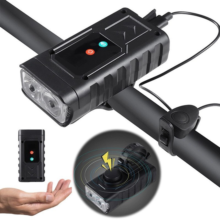 چراغ جلوی دوچرخه دیجیتال مدل HY-7518 قابل شارژ USB