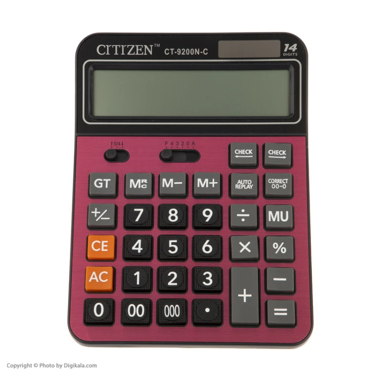ماشین حساب سیتی زن مدل CT-9200N-C