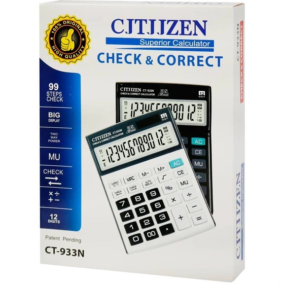 ماشین حساب سیتیزن CJTJJZEN CT-933N