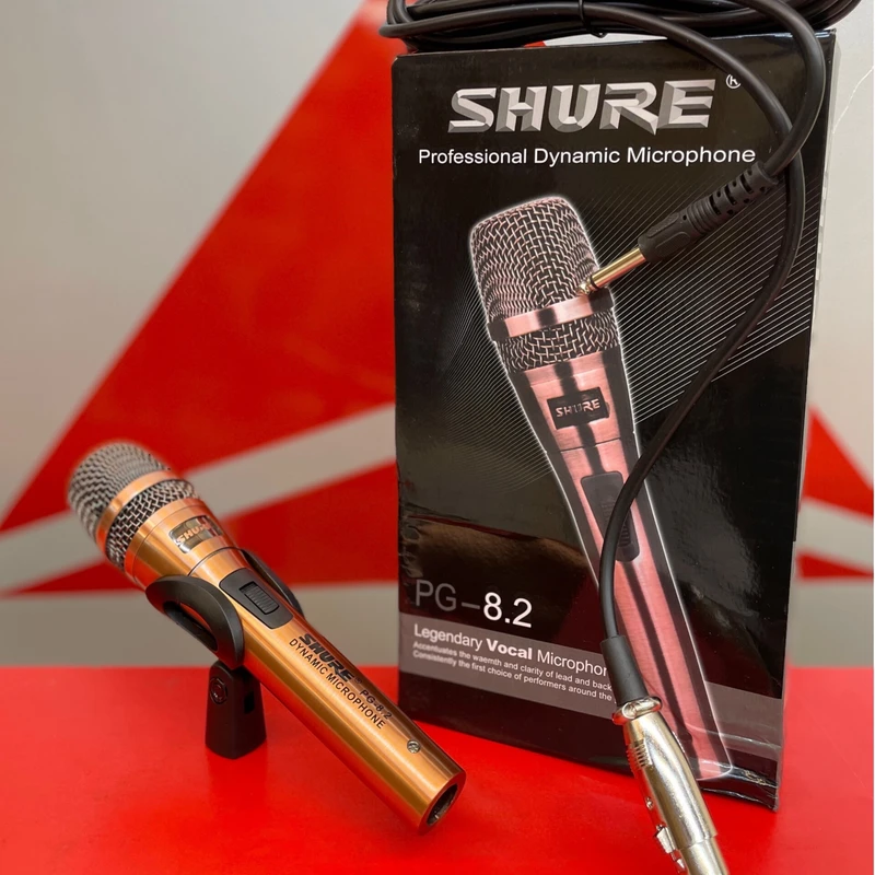 میکروفون دستی شور مدل pg-8.2 با درگاه اتصال xlr و جک 6.3