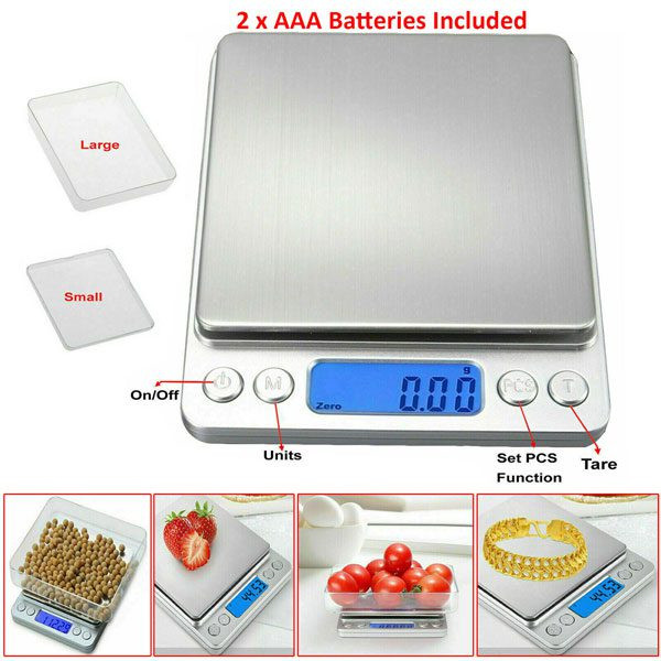ترازو دیجیتال I-2000 ظرفیت 500 گرم دقت 0.01