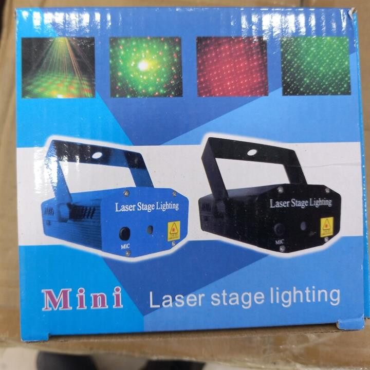 رقص نور لیزر مینی طرح دار mini laser stage lighting