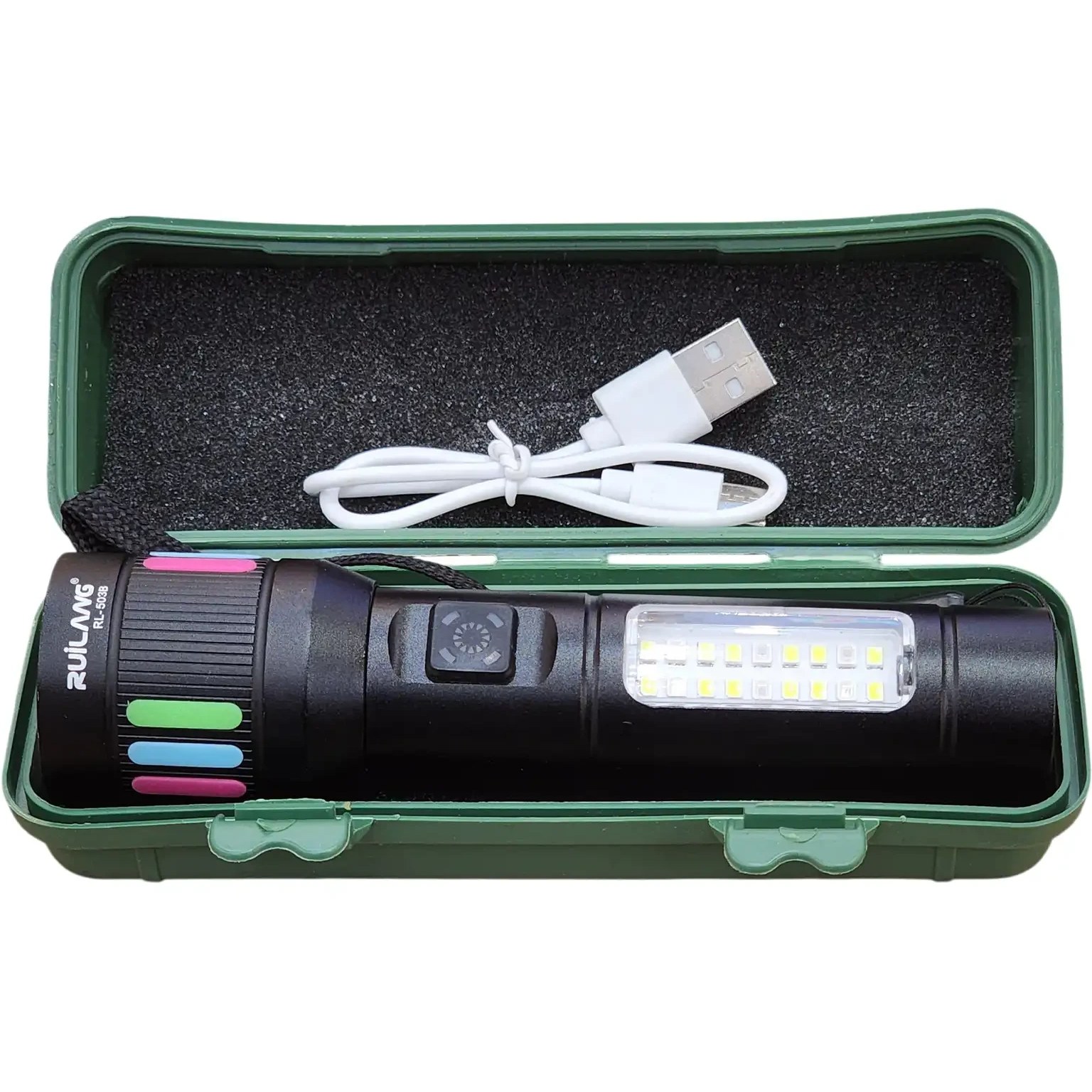 چراغ قوه شارژی آر ال مدل RL503B