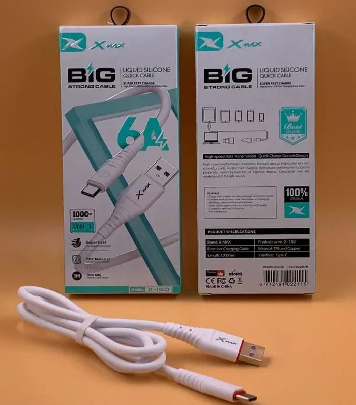 کابل شارژر تایپ سی (ایکس مکس) XMAX مدل X150