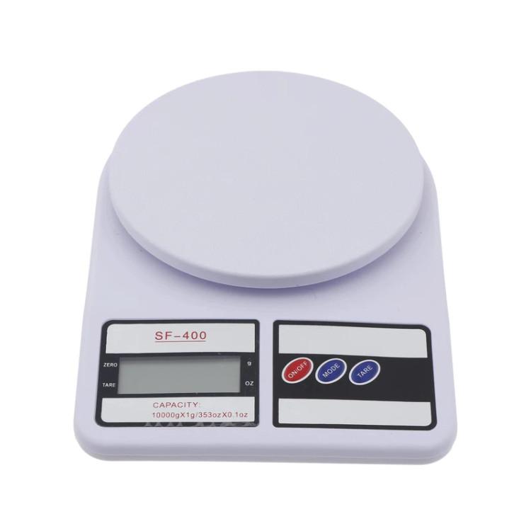 ترازو دیجیتال آشپزخانه مدل SF-400 ظرفیت 10 کیلوگرم