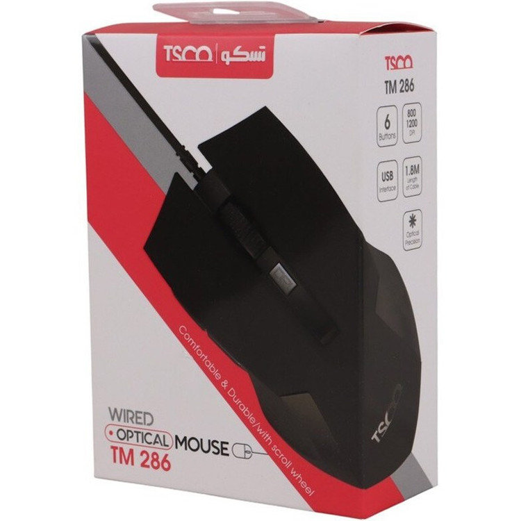 ماوس تسکو مدل TM286 با سیم