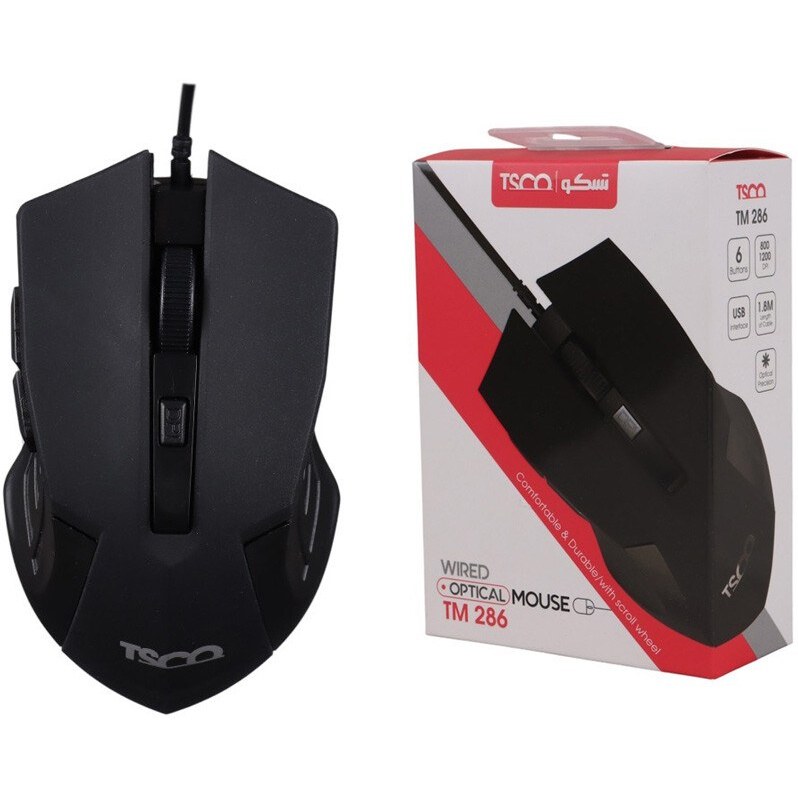 ماوس تسکو مدل TM286 با سیم