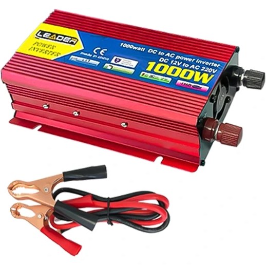 مبدل برق خودرو (اینورتر) لیدر 1000 وات مدل SAA-1000A