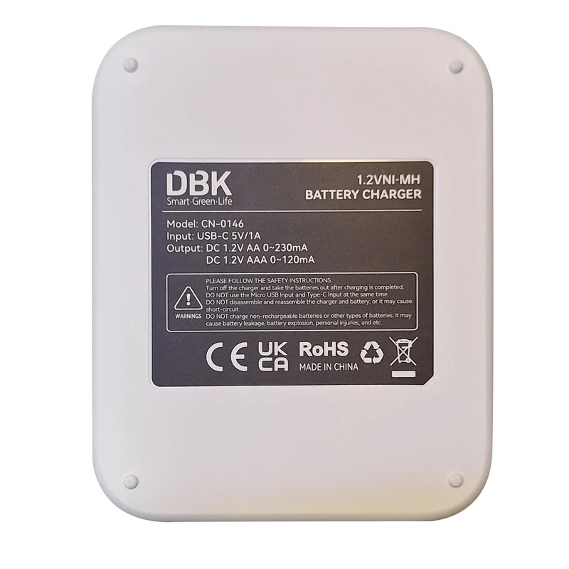 شارژر باطری 4تایی DBK CN-0146 TYPE-C