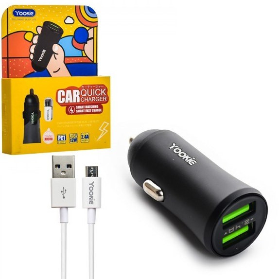 شارژر فندکی تایپ سی برند yookie مدل pc1