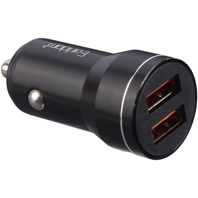 شارژر فندکی فست شارژ Earldom ES-CC19C 2.4A 12W + کابل تایپ سی