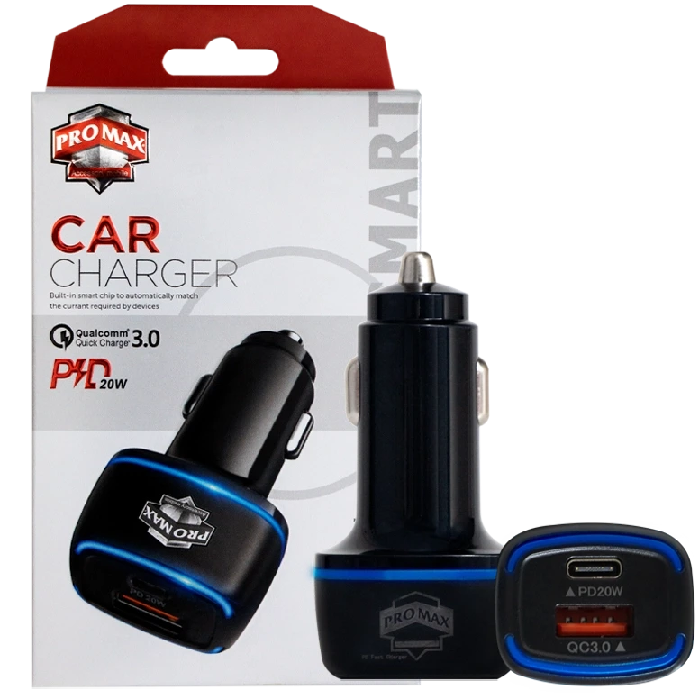 شارژر فندکی PROMAX SUPER FAST PD 20W