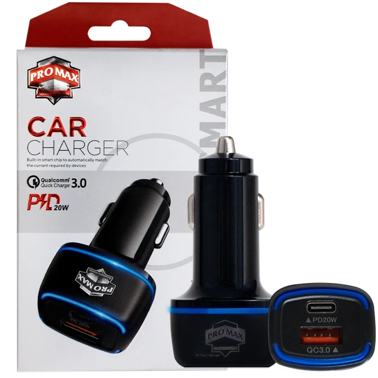 شارژر فندکی PROMAX SUPER FAST PD 20W