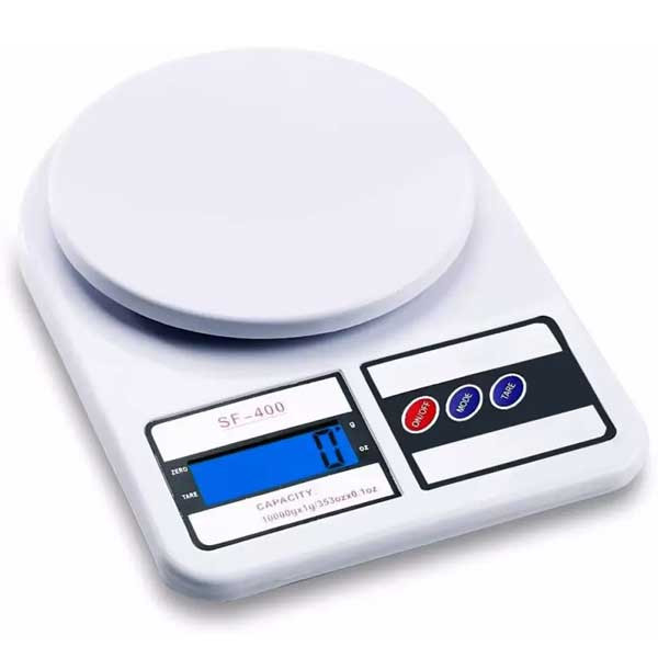 ترازو دیجیتال آشپزخانه مدل SF-400 ظرفیت 10 کیلوگرم (اصل)