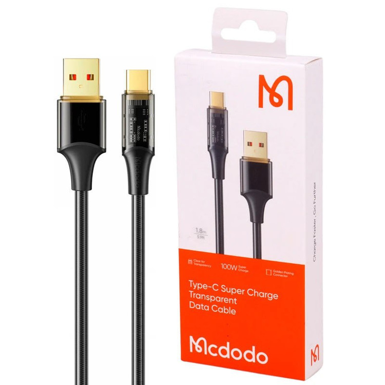 کابل تبدیل USB به USB-C مک دودو مدل CA-209 طول 1.2 متر 100 وات