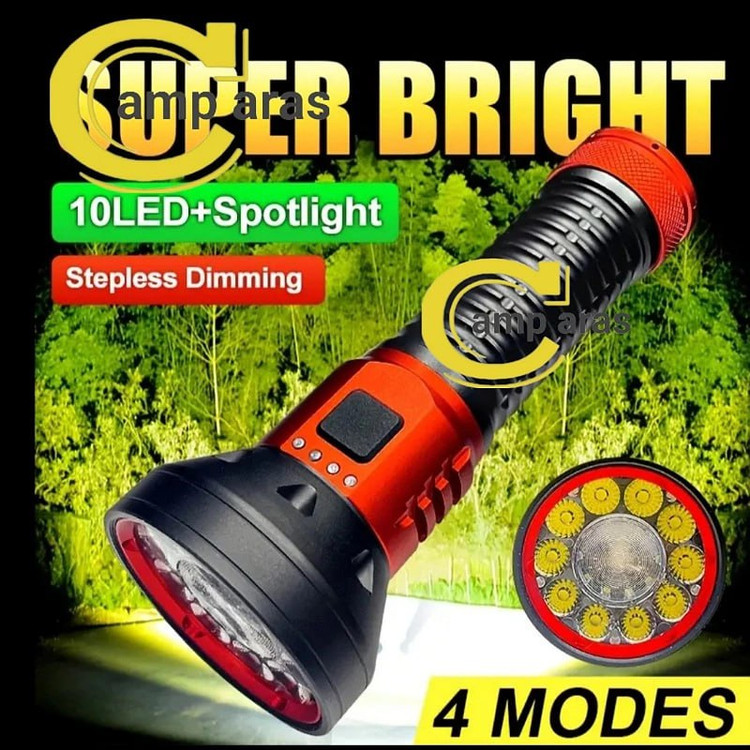 چراغ قوه کینساچ مدل KS196-6 با لامپ LED