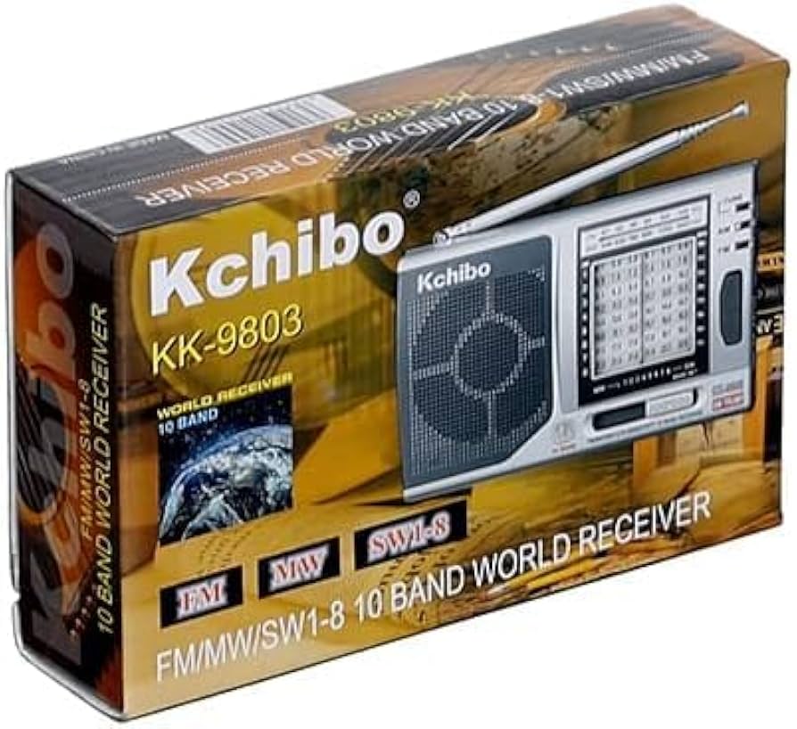 رادیو جهانگشا کیبو مدل Kchibo KK-9803 | ۱۰ باند ردیاب سیگنال جهانی