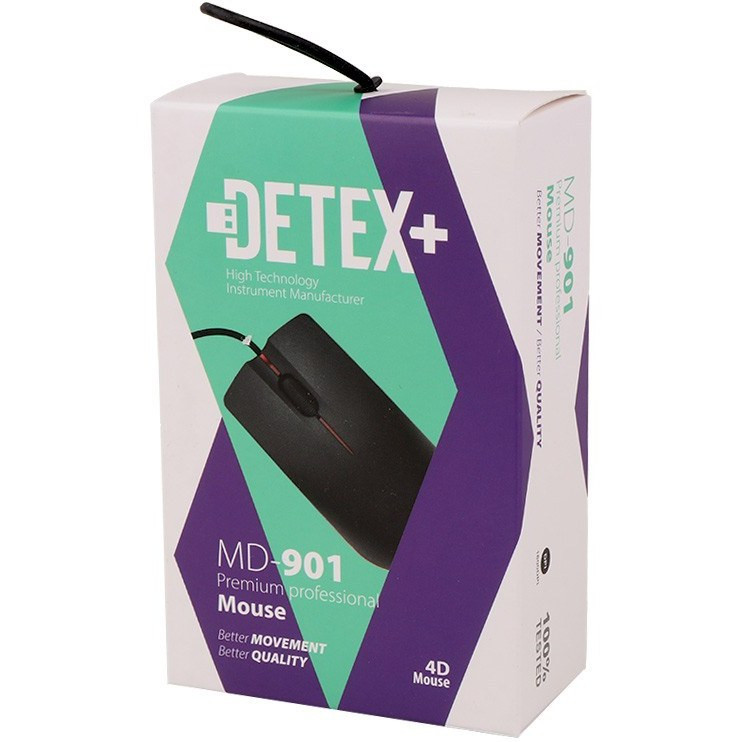 ماوس سیم دار دیتکس پلاس (+ Detex ) مدل MD 901