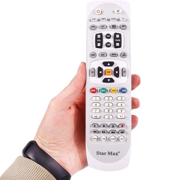 کنترل گیرنده استارمکس سفید StarMax 160 اصلی