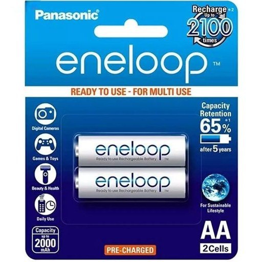 باتری قلمی قابل شارژ پاناسونیک مدل Eneloop اصلی