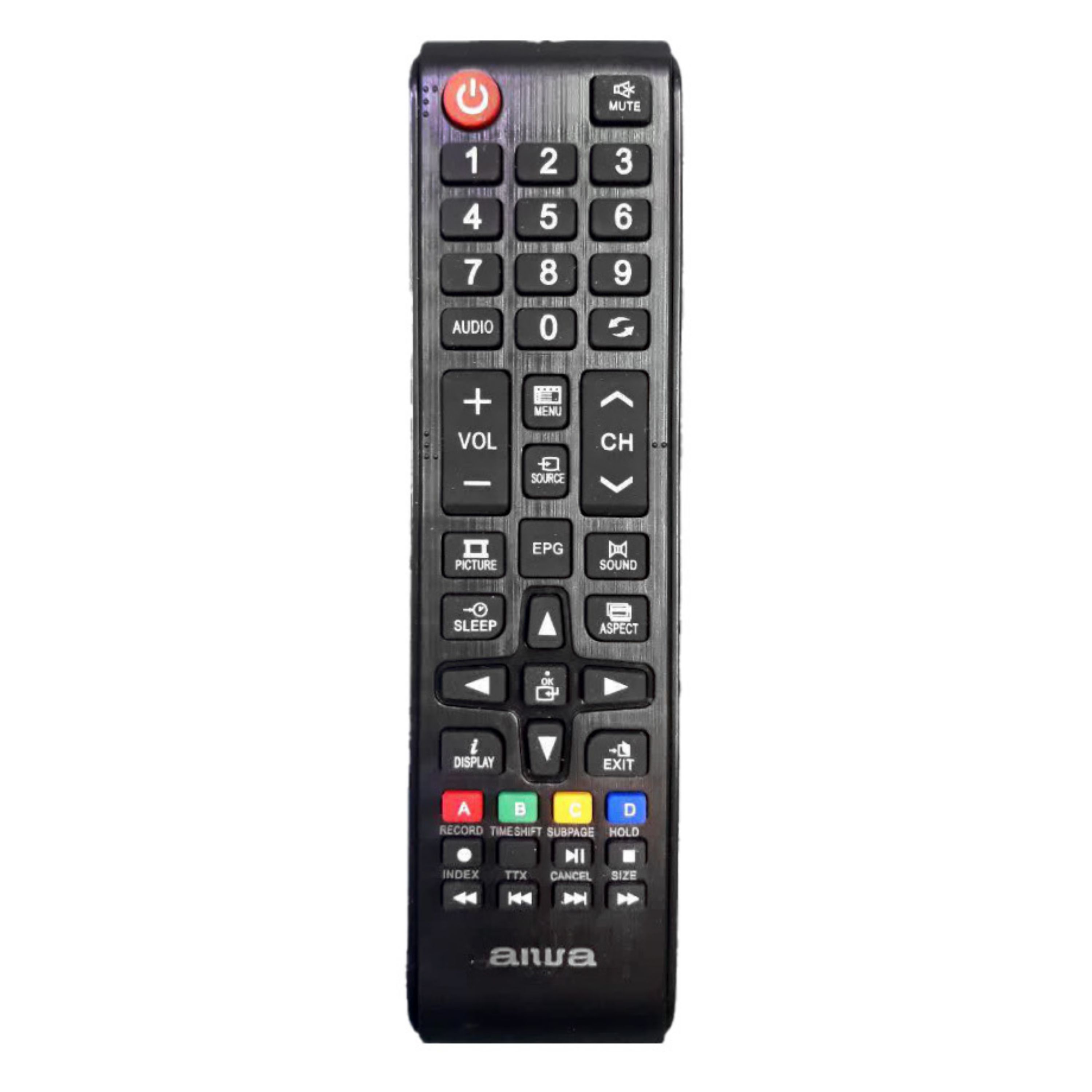 کنترل تلویزیون ال ای دی آیوا (کوتاه) AIWA