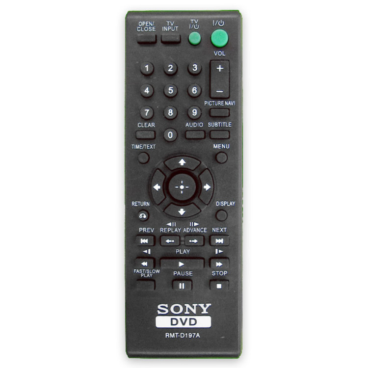 کنترل دی وی دی سونی SONY DVD مدل RMT-D197A