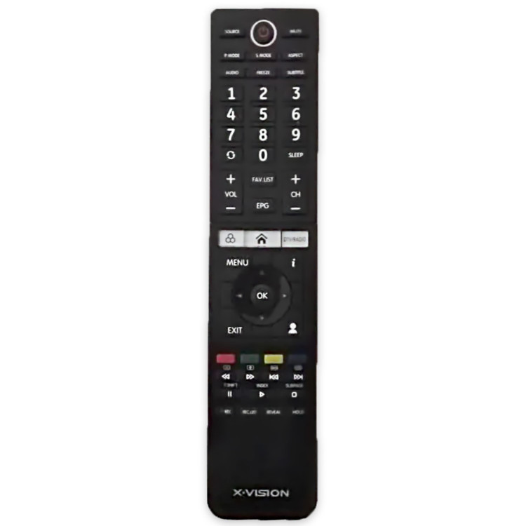 کنترل تلویزیون ال ای دی ایکس ویژن X VISION مدل XS4020S (مشابه)