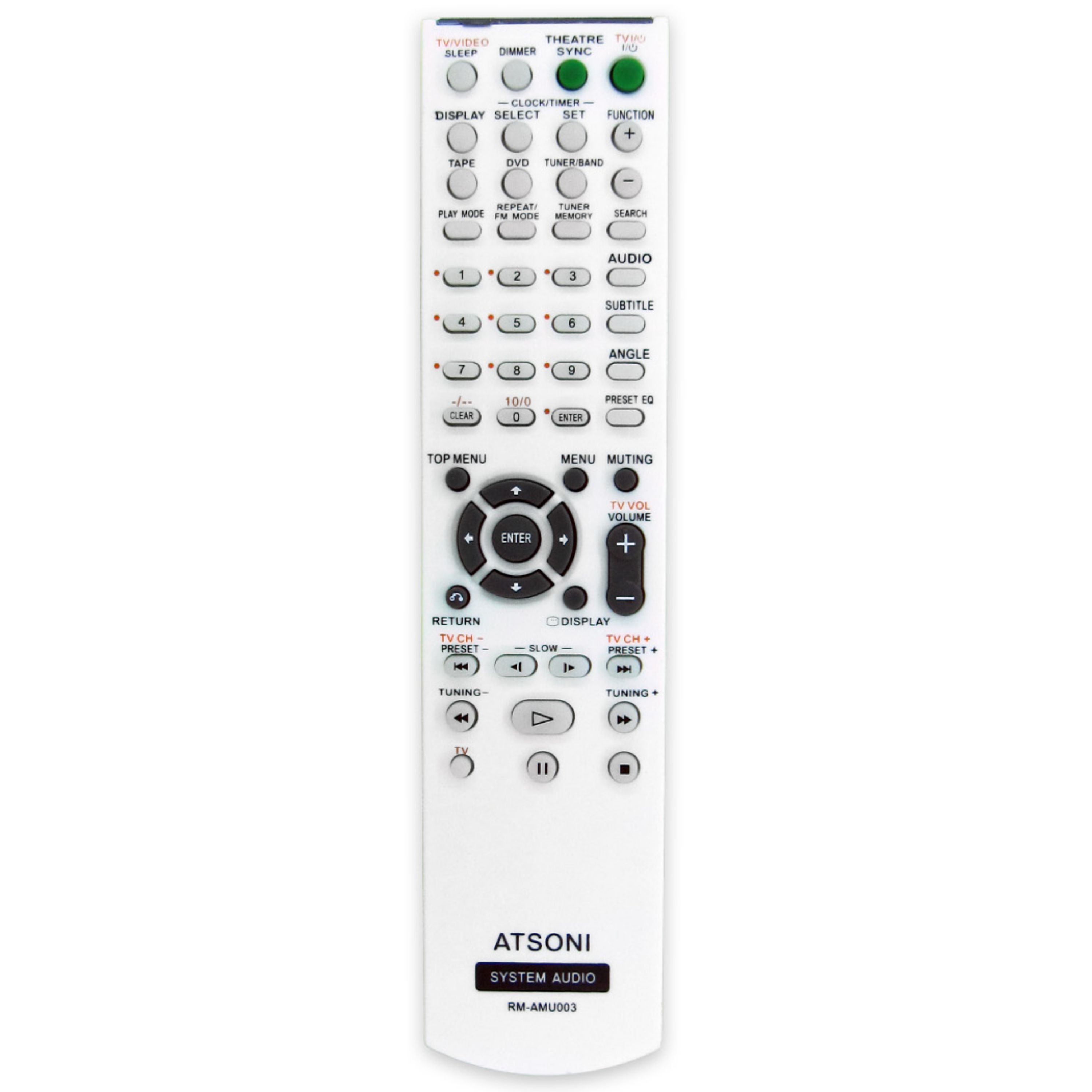 کنترل دی وی دی ضبطی سونی SONY  DVD مدل RM-AMU003