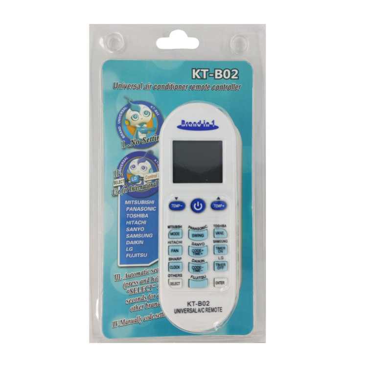 کنترل کولر گازی همه کاره یونیورسال UNIVERSAL 6000 مدل KT-B02