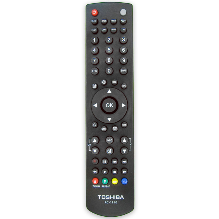 کنترل تلویزیون ال ای دی توشیبا TOSHIBA LED مدل RC-1910