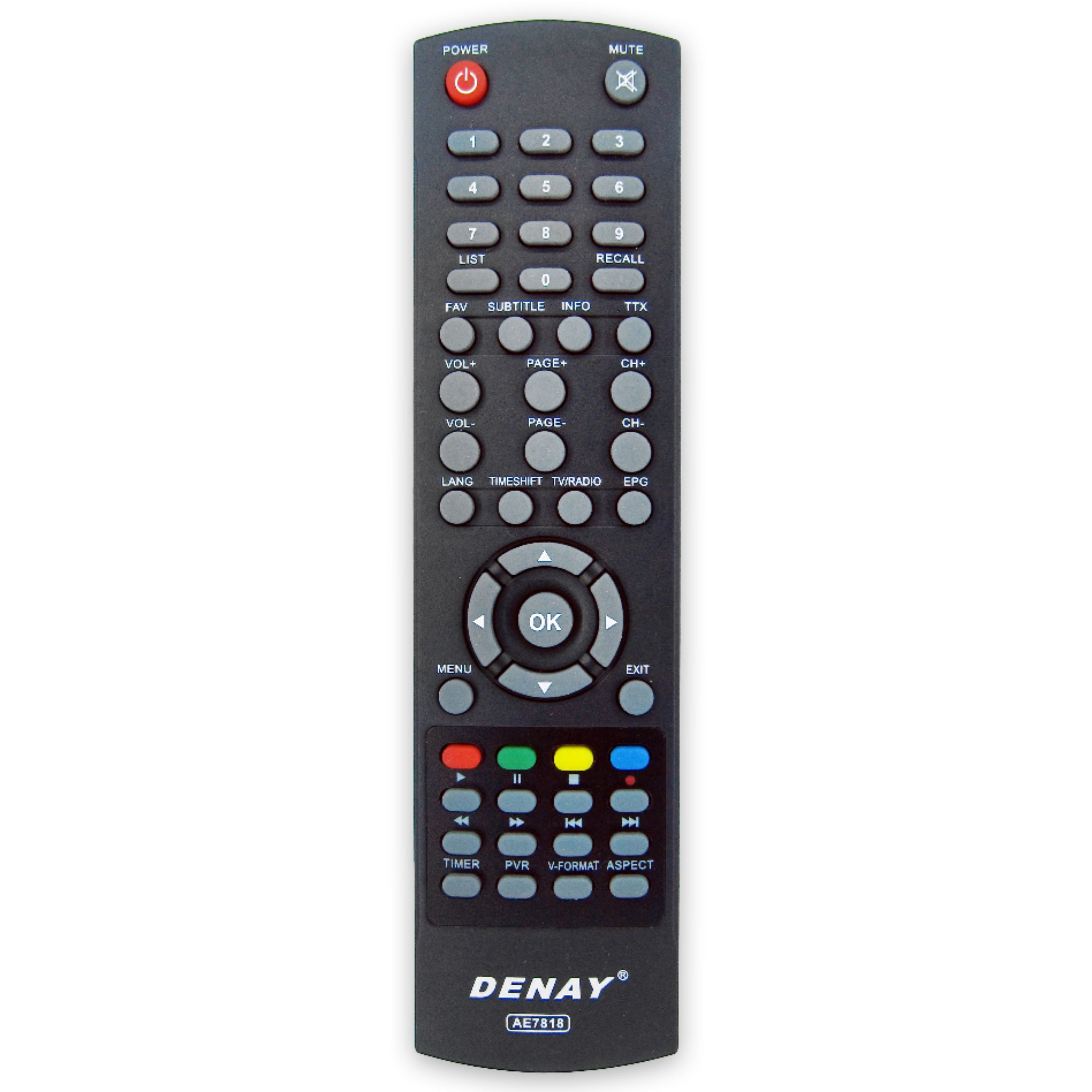 کنترل گیرنده دیجیتال دنای DNAY مدل AE7818 (بلند)