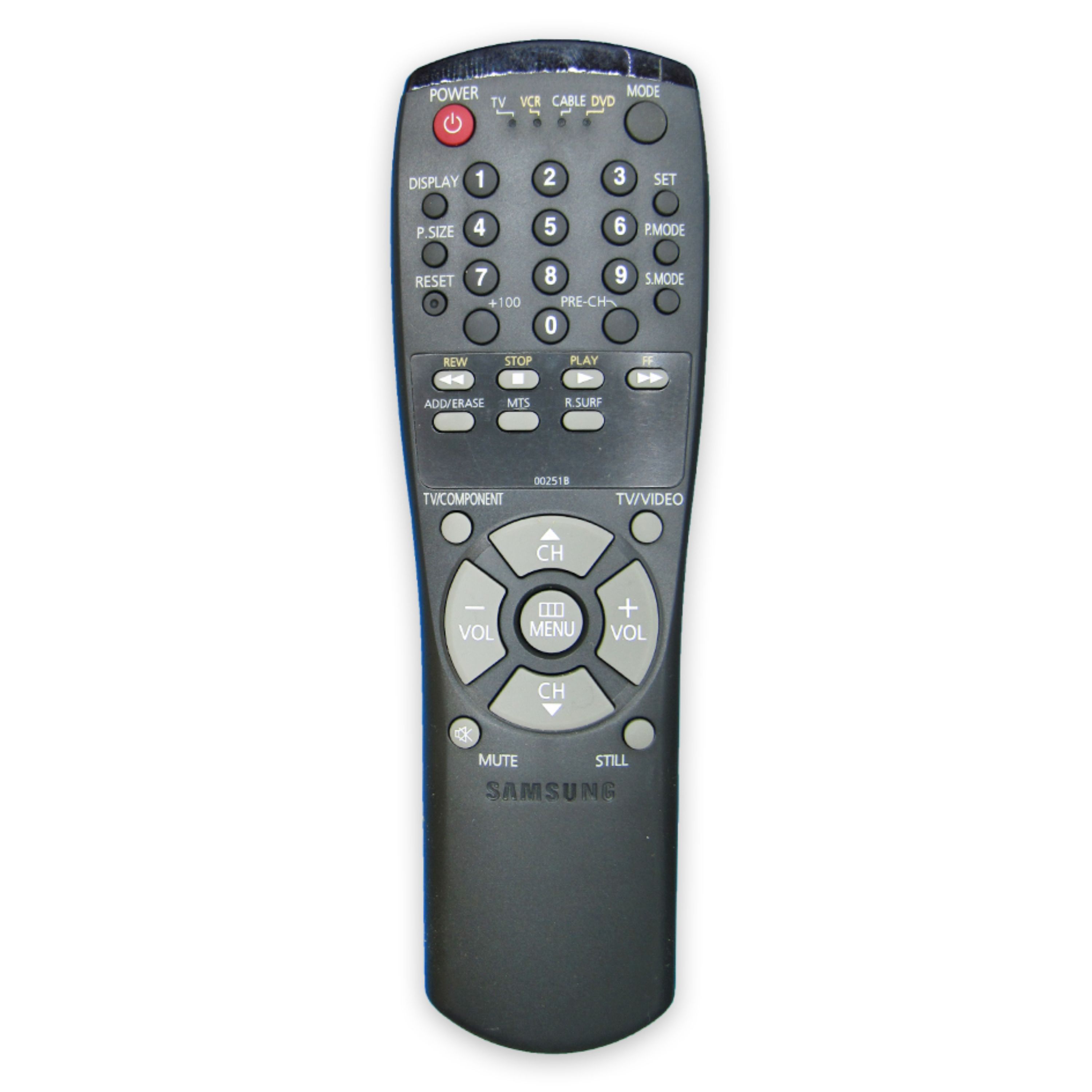 کنترل دی وی دی سامسونگ SAMSUNG DVD ضبطی همه کاره اصلی طرح A 124