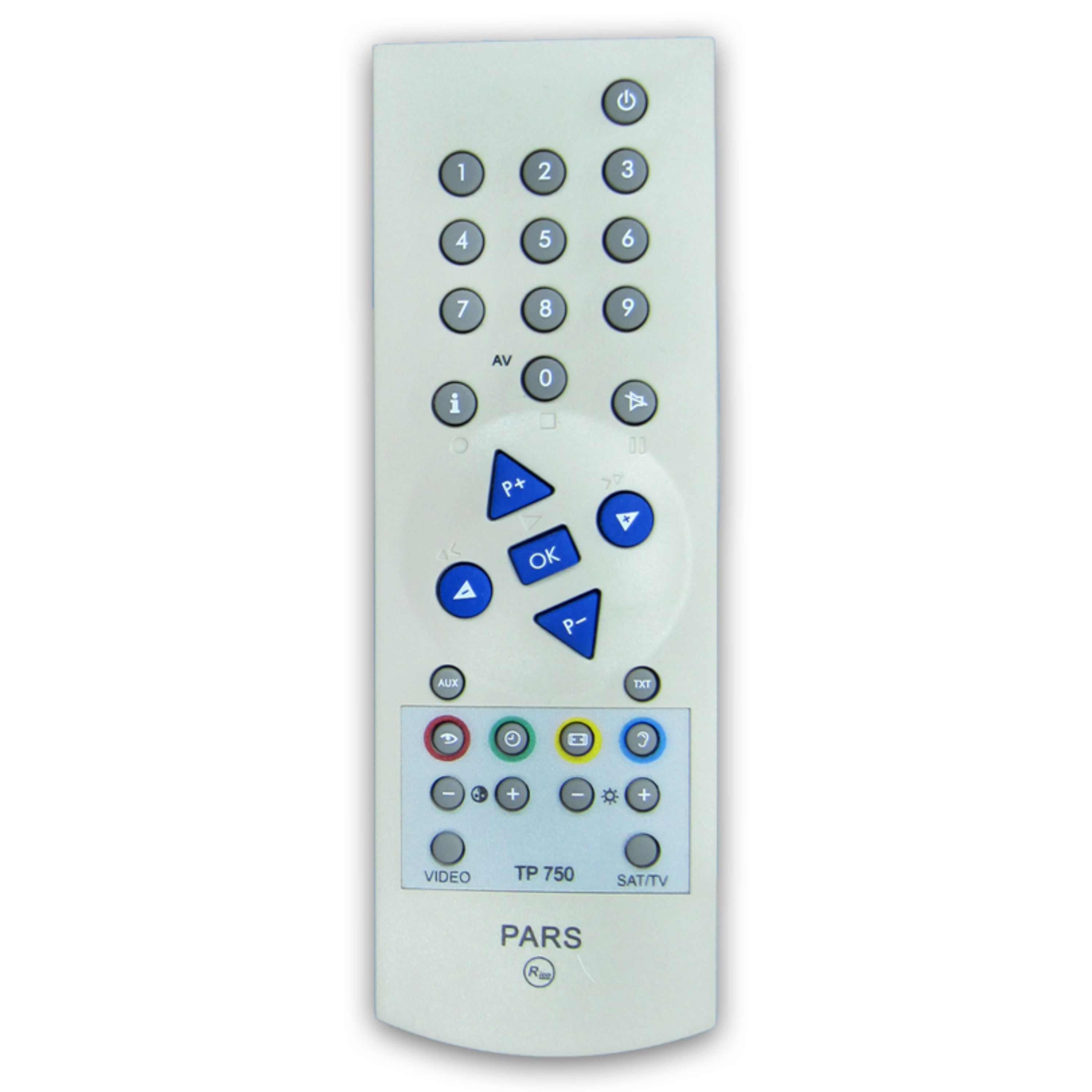 کنترل تلویزیون پارس PARS مدل TP 750