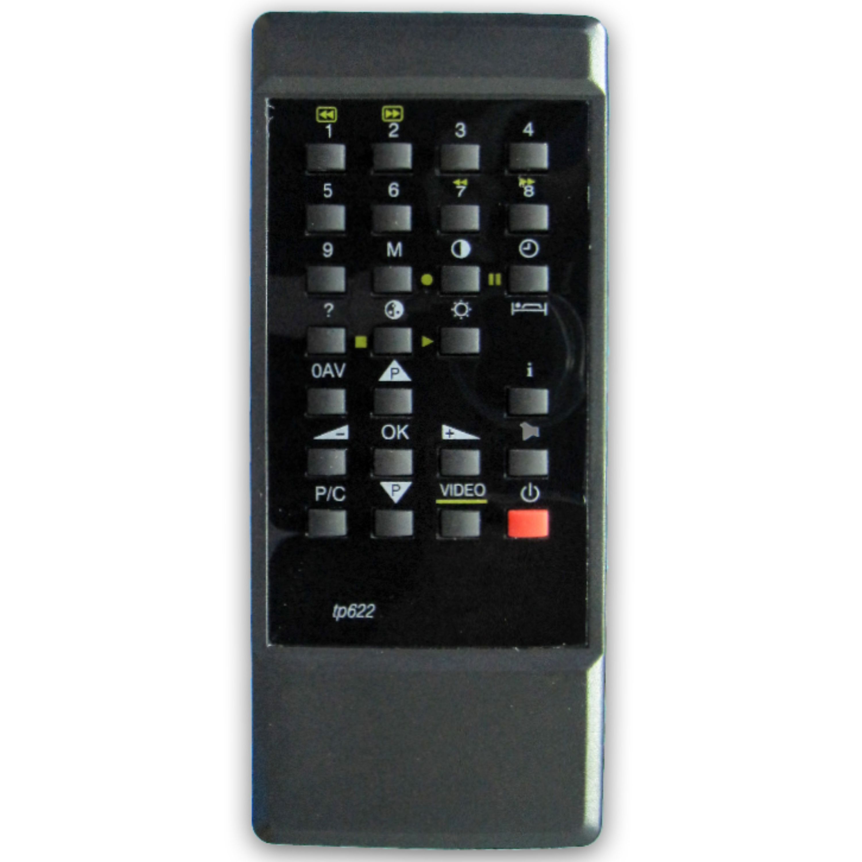 کنترل تلویزیون پارس PARS مدل TP 622 (طرح ناسیونال)